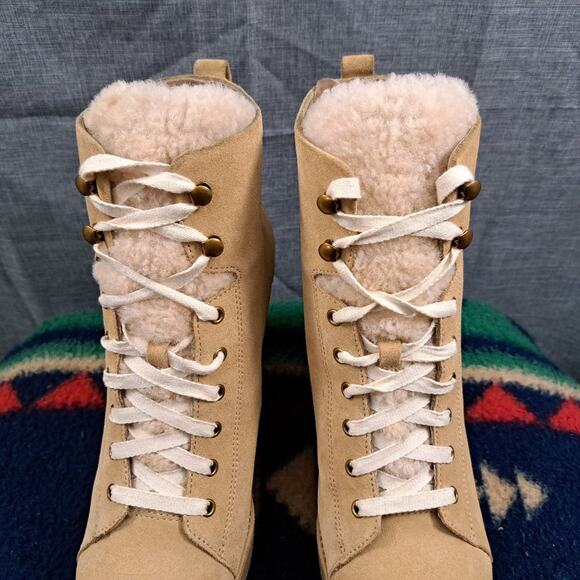 UGG Women's KIERNAN SLOUCH BOOTS Style No.1018784 HONEY USA SIZE 12 - Picture 7 of 16